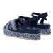 Tommy Hilfiger Sandále Logo Oll Over Platform Sandal T3A2-33256-0325 M Tmavomodrá