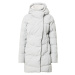 Ragwear Zimný kabát 'PAVLA'  čierna melírovaná / biela melírovaná