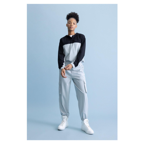 DEFACTO Fit Standard Fit Woven Basic Trousers