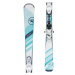Rossignol UNIQUE CA + XPRESS 10 Dámske zjazdové lyže, svetlomodrá, veľkosť