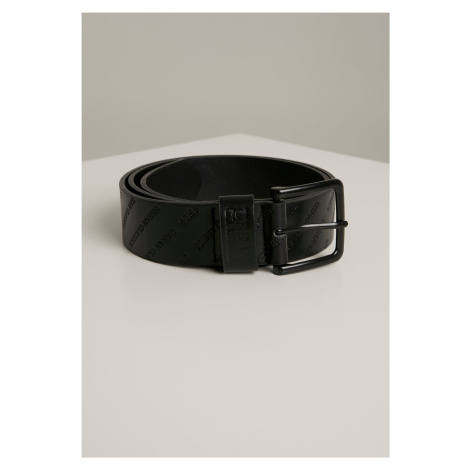 Allover belt with logo black Urban Classics