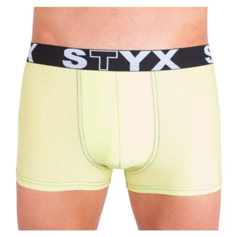 Men's boxers Styx sports rubber oversized greenish