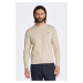 SVETER GANT CLASSIC COTTON C-NECK LIGHT BEIGE MELANGE