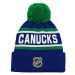 Vancouver Canucks detská zimná čiapka Jacquard Cuffed Knit With Pom