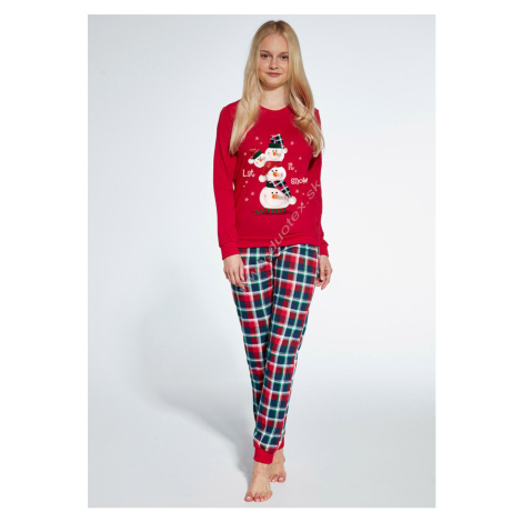 CORNETTE Vianočné pyžamo 592/172-Snowman 172