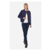 Mikina La Martina Woman Fleece Double Jersey Scu Navy