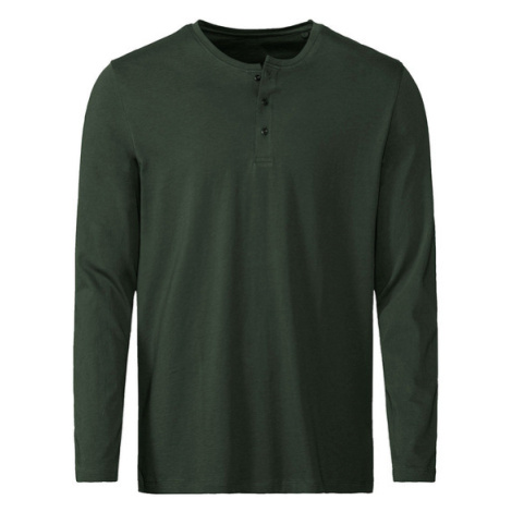 LIVERGY® Pánske tričko s dlhým rukávom (zelená)