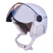 Dámska lyžiarska prilba so štítom BLIZZARD W2W Double Visor ski helmet, white matt, smoke lens, 