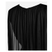 Šaty Karl Lagerfeld Midi Ceremony Cape Dress Black