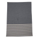 DAVID FUSSENEGGER - DF MARE KIDS Detská deka Honeycomb with Stripes Grey 70 x 90 cm