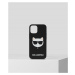 Obal Na Telefón Karl Lagerfeld K/ Ikonik Choupette Ip12 Mini Čierna