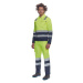 Cerva Valencia Pánska HI-VIS pracovná bunda 03510010 žltá/navy