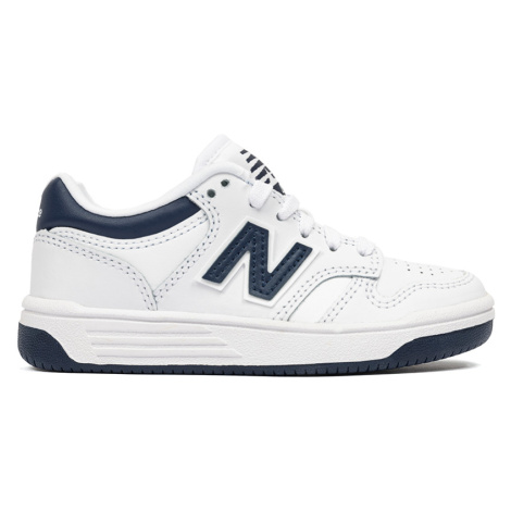 Detské topánky New Balance PSB480WN – biele