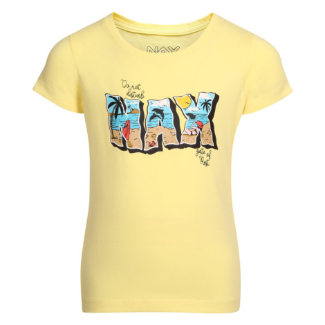 Nax Lendo Detské tričko KTSX421 svetlá žlté