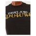 Versace Jeans Couture Tričko 75HAHF01 Čierna Regular Fit