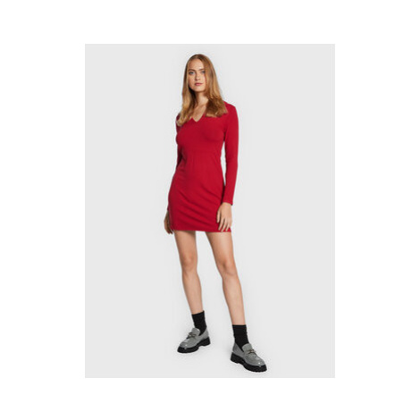 Glamorous Každodenné šaty CK6755 Červená Regular Fit