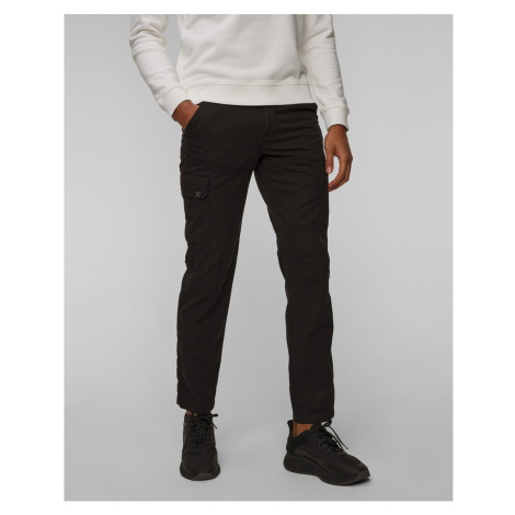 Pánske čierne ľanové Nohavice Aeronautica Militare