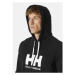 Helly Hansen LOGO HOODIE Pánska mikina s kapucňou, čierna, veľkosť