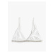 Koton Bridal Bra Unfilled Unsupported Stone Detailed