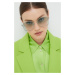 Slnečné okuliare Gucci dámske, strieborná farba, GG1143S