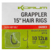 Korum nadväzec grappler 15” hair rigs barbed 38 cm - veľkosť háčika 10 priemer 0,28 mm nosnosť 1