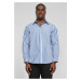 Men's shirt Striped Summer white/blue