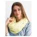 Light yellow polka dot scarf