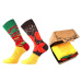 Lonka HAMBURGER 2PACK Unisexové ponožky, žltá, veľkosť
