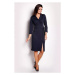 Awama Woman's Dress A151 Navy Blue