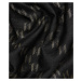 Šál Karl Lagerfeld K/Monogram Lur Jaqc Scarf Black