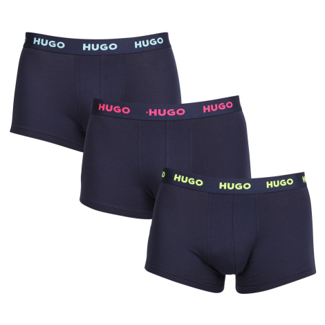 3PACK pánske boxerky HUGO viacfarebné (50469766 414) Hugo Boss