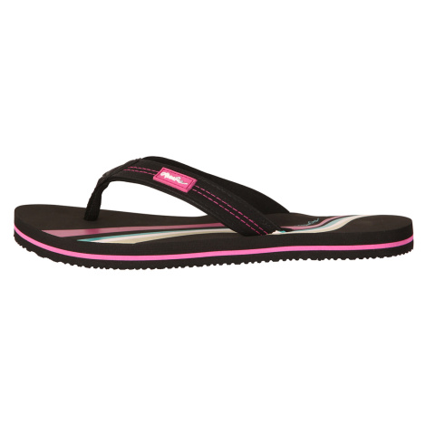 Women's summer flip-flops ALPINE PRO KOLEFA black