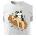 Vtipné a originálné detské tričko s leňochodom - darček pre milovníkov zvierat