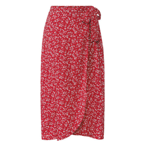 esmara® Dámska midi sukňa (červená)