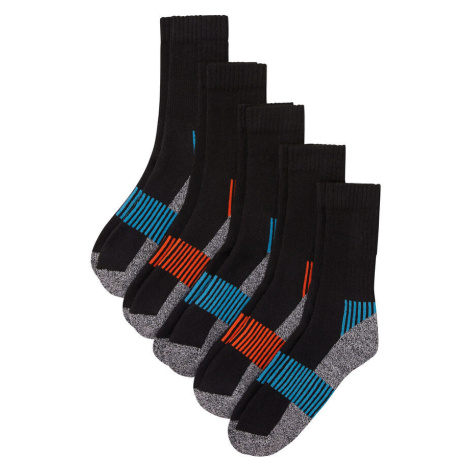 Športové ponožky termo (5 ks) s vnútorným froté bonprix