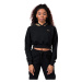 Women's sweatshirt Nebbia Intense Golden Crop hoodie 824 black