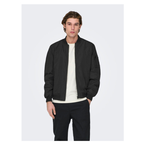 Only & Sons Bundy bomber Joshua 22023287 Čierna Regular Fit