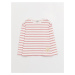 LC Waikiki Crew Neck Striped Long Sleeve Girl's T-Shirt