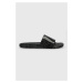 Šľapky Calvin Klein POOL SLIDE RUBBER pánske, čierna farba, HM0HM01062