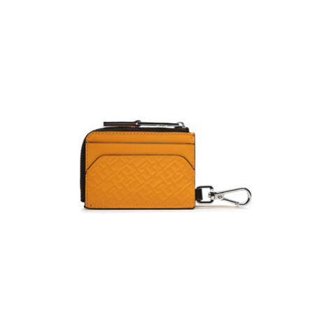 Tommy Hilfiger Puzdro na kreditné karty Gp Mini Cc Holder With Zip AM0AM10836 Oranžová