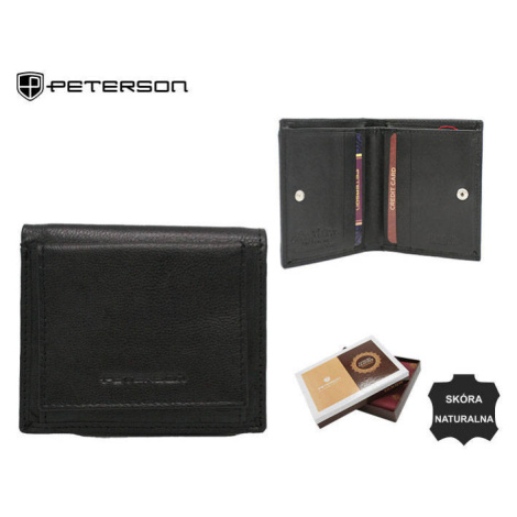 Dámska kožená peňaženka PTN RD-220-GCL BLACK Peterson