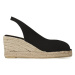 Castañer Espadrilky Barbara/6/001 023056-100 Čierna