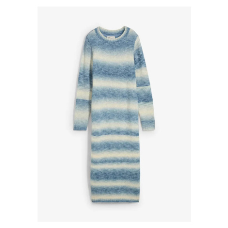 Pletené šaty z mäkkého vlneného mixu bonprix