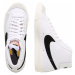 Nike Sportswear Členkové tenisky 'Blazer Mid 77'  béžová / oranžová / čierna / biela