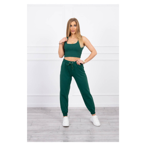 Set top+pants green