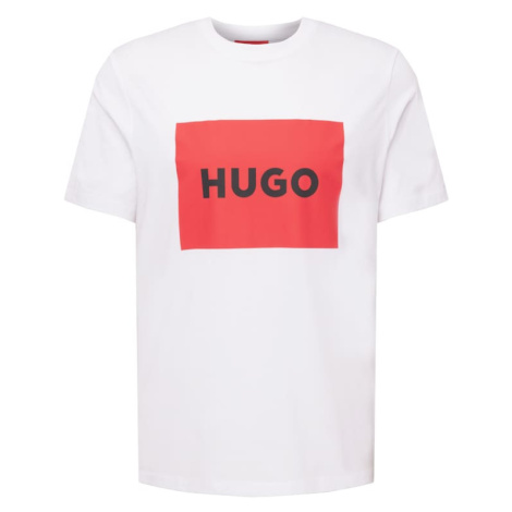 HUGO Tričko 'Dulive222'  červená / čierna / biela Hugo Boss