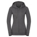 Women's Authentic Melange Zipped Hooded Sweat Russell