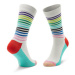 Happy Socks Ponožky Vysoké Unisex HAS01-1301 Biela