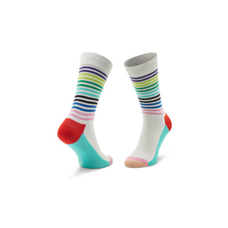 Happy Socks Ponožky Vysoké Unisex HAS01-1301 Biela