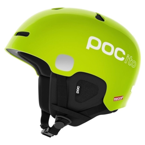 POC POCito Auric Cut Spin Fluorescent Lime Green Lyžiarska prilba